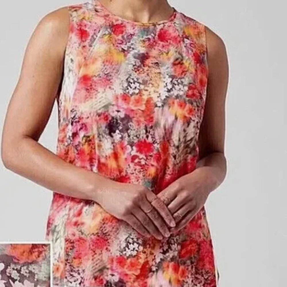 Athleta XL Zephyr refined tank in Renewed Bloom